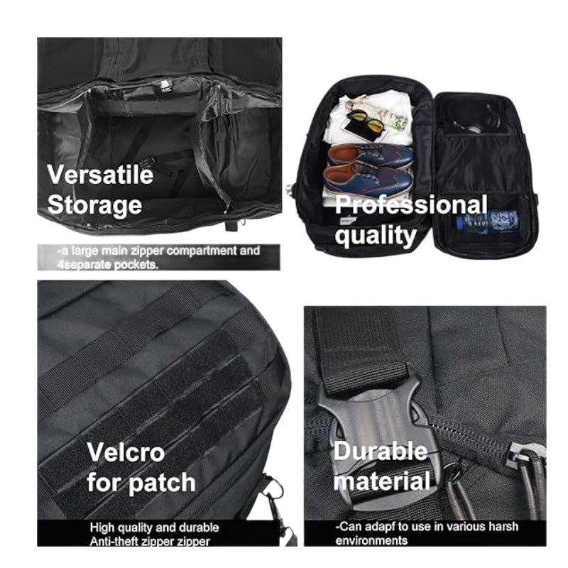 Taktischer Duffel Bag mit Mehrfachfächer-Speicher Karnz