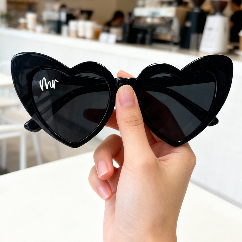 Stylische Herzrahmen-Sonnenbrille Karnz
