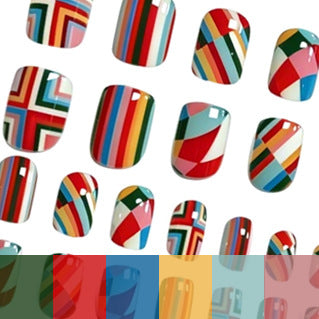 Künstlerisches Multi-Pattern Nagelkunst-Set Karnz