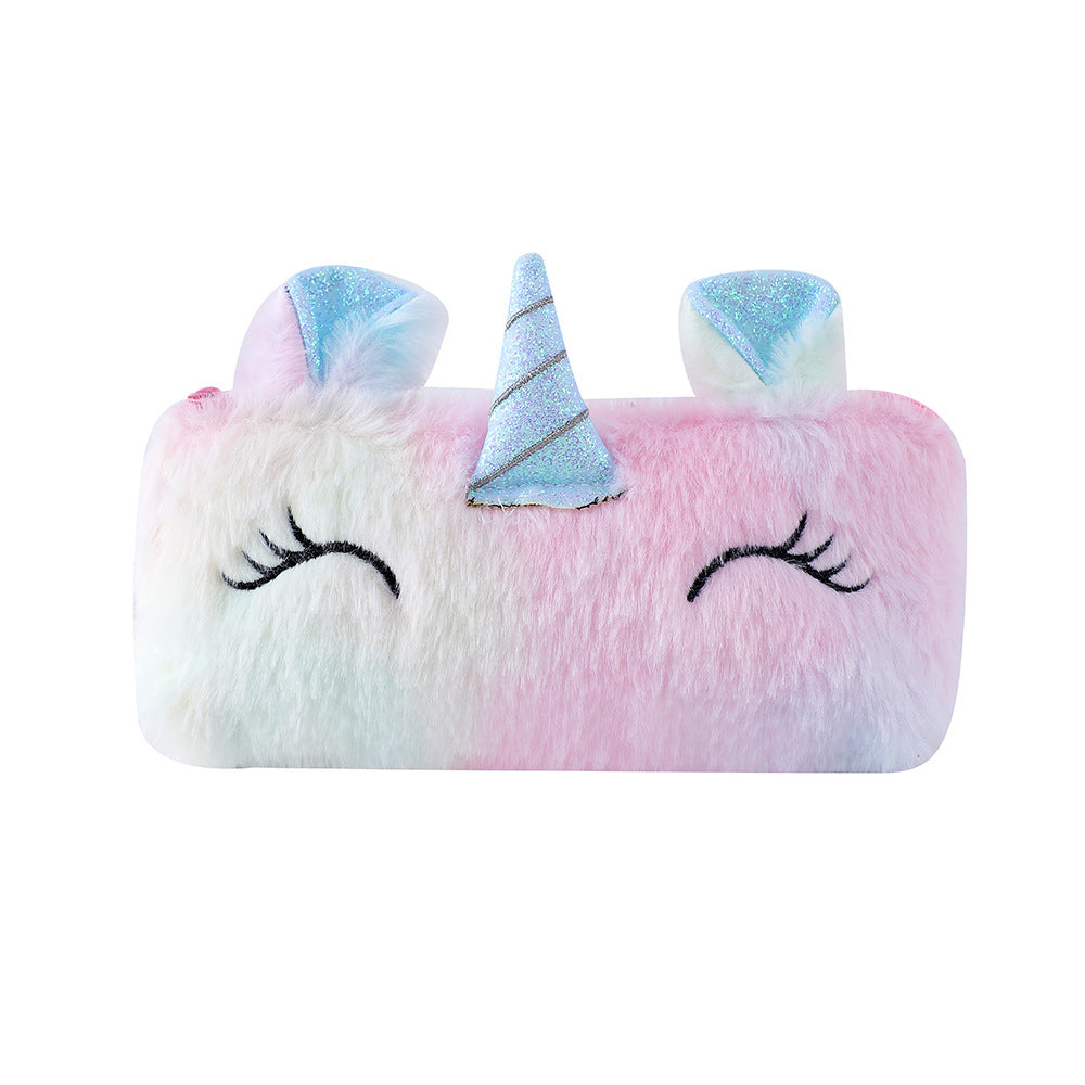 Plüsch-Einhorn-Themen-Mäppchen