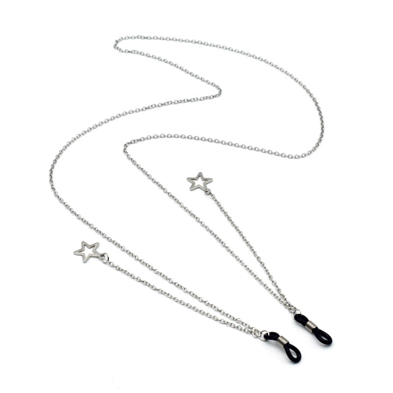 Elegante mit Sternen akzentuierte Brillenketten Karnz