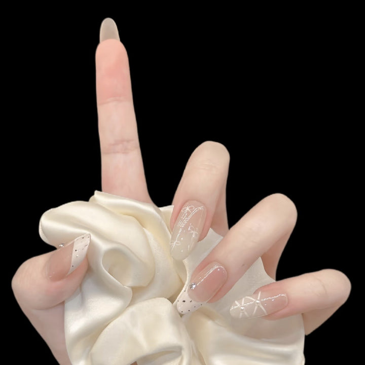 Elegantes Press-On Nagelkunst Set 1790746012