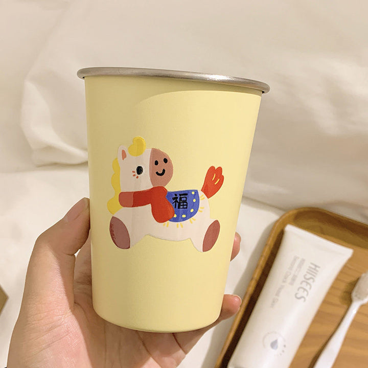 Trinkbecher mit Lustigem Kuhdesign Karnz