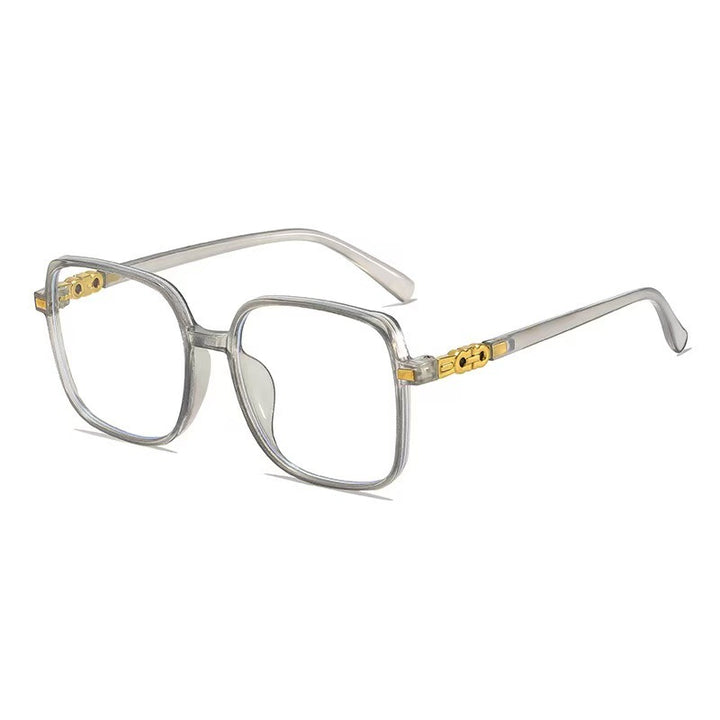 Chic Transparente Rechte Rahmen Brille Karnz