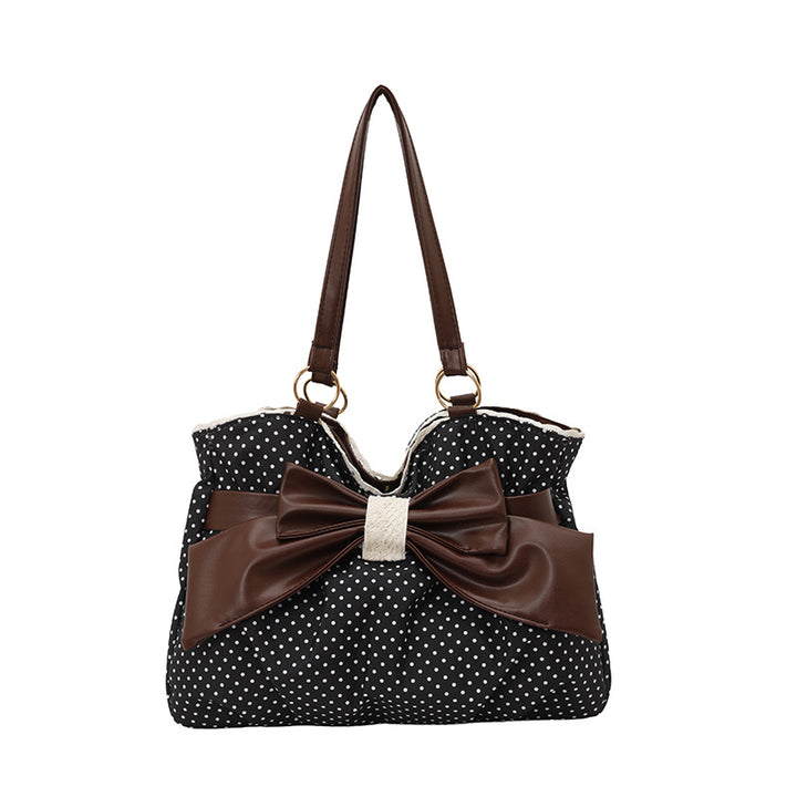 WoBow-Verzierte Pünktchen-Handtasche Karnz