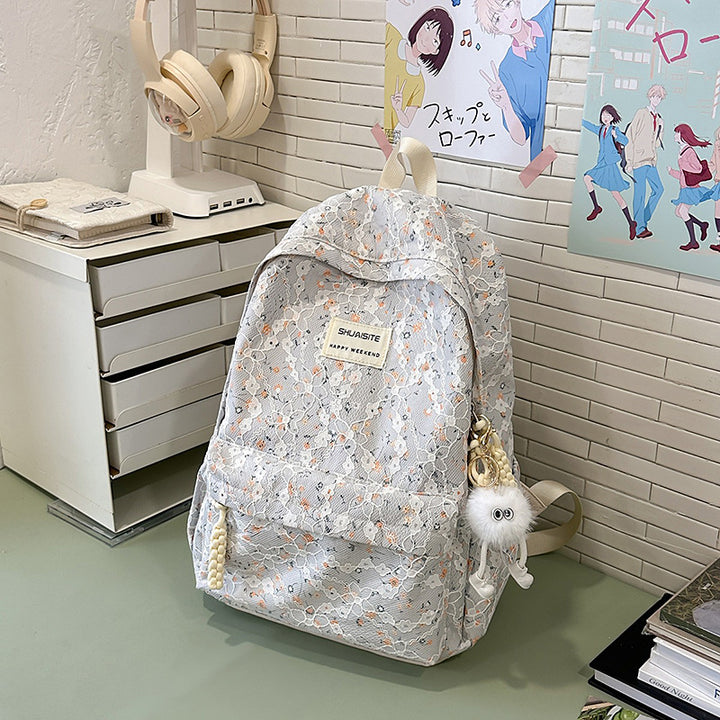 Blumenverzierte Rucksack Karnz