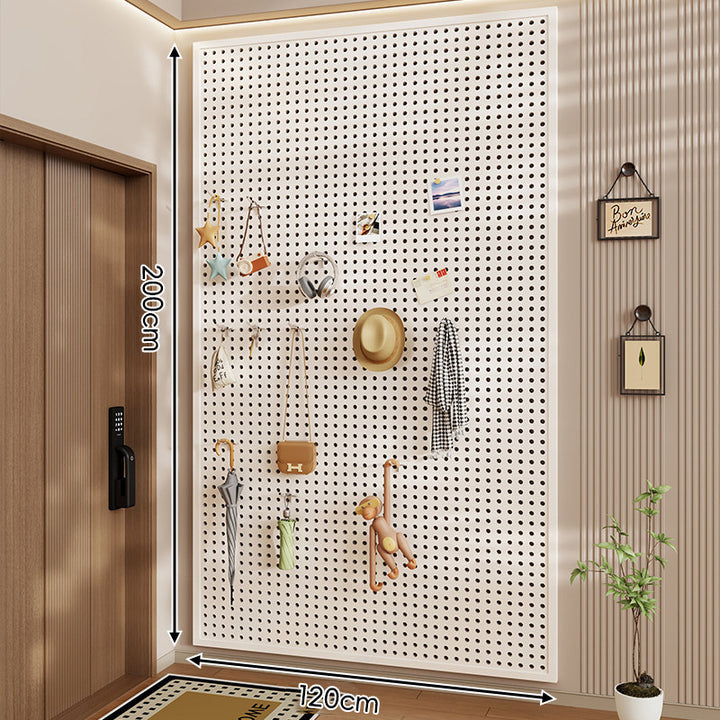 Wandanag perforiertes Lochboard-Organizer-Panel Großes Quadrat mit modularen Haken und Zubehör