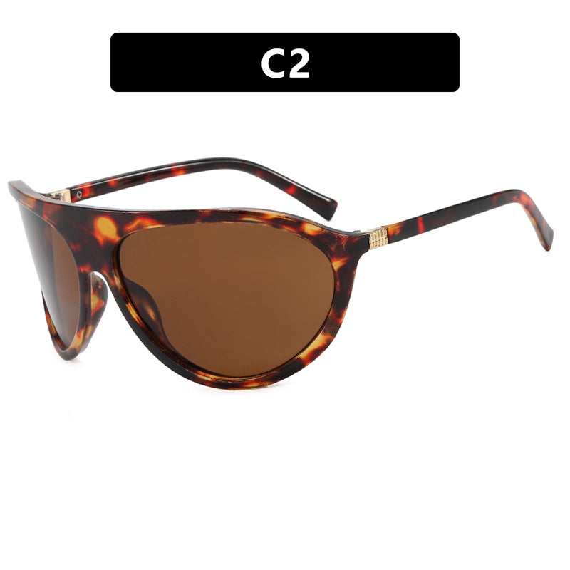Damen Cat-Eye Sonnenbrille mit einzigartigem Design und schützendem UV-Filter Karnz
