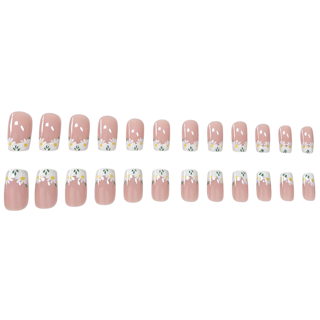 Florale Französische Tipp Nagelverlängerungen Karnz 1789915351