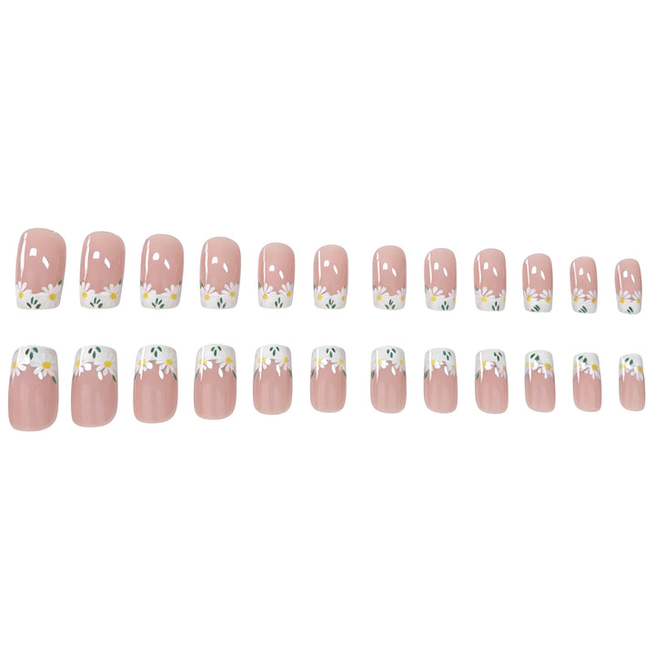 Florale Französische Tipp Nagelverlängerungen Karnz 1789915351