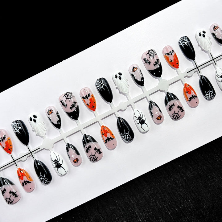 Halloween-Themen Press-On-Nagelset