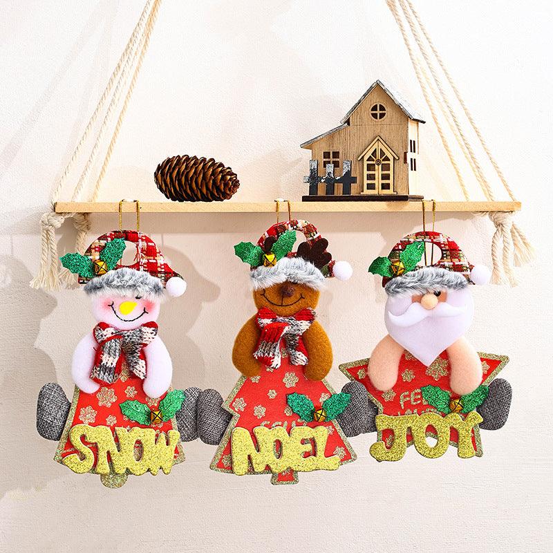 Dekorative Weihnachtsfigur in Schneemann-Design Karnz