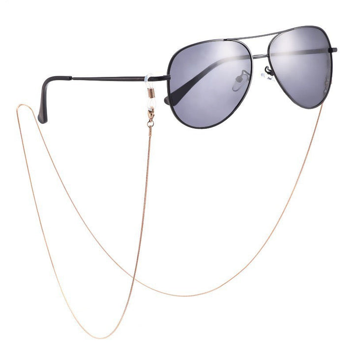 Verstellbare Metallische Sonnenbrillen Kette Karnz
