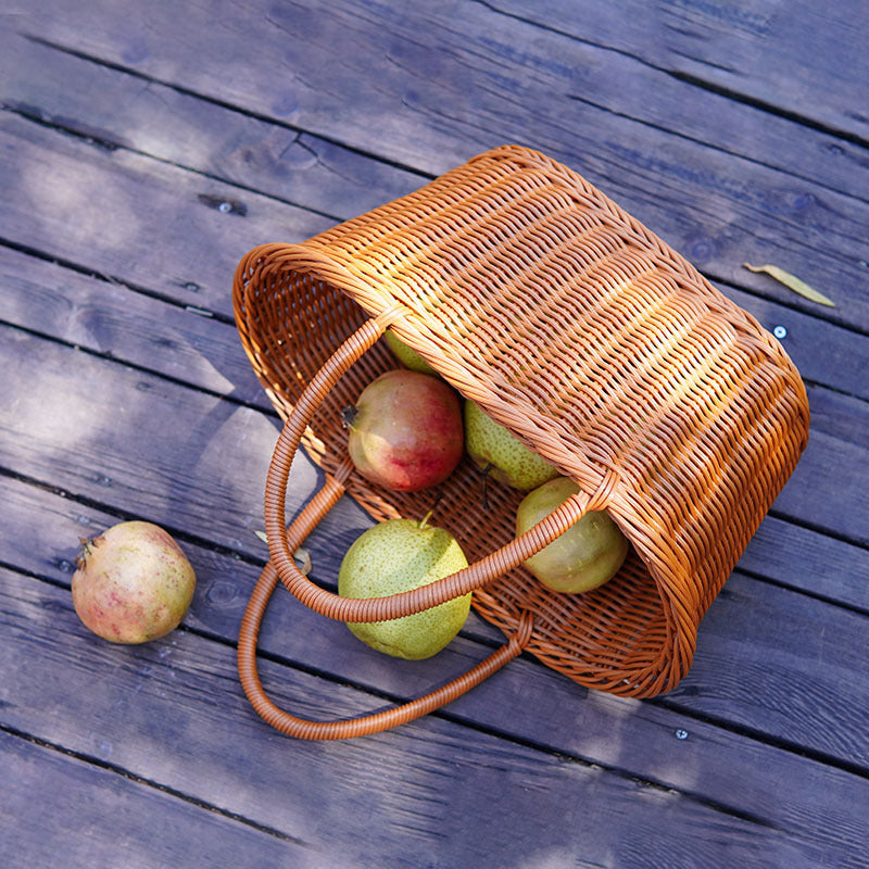 Woven Market Tote Basket Karnz