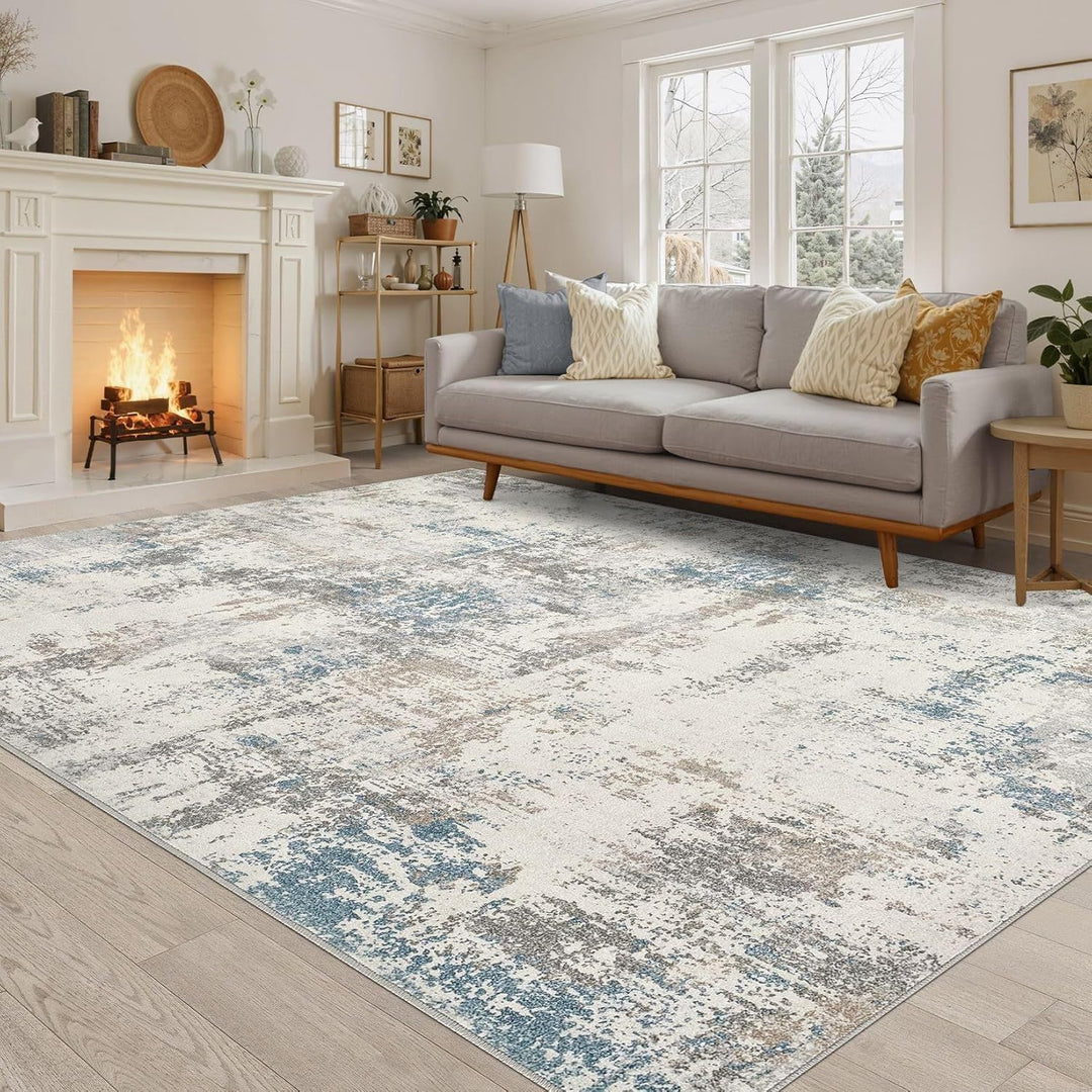 Vintage-inspirierter strukturierter Teppich