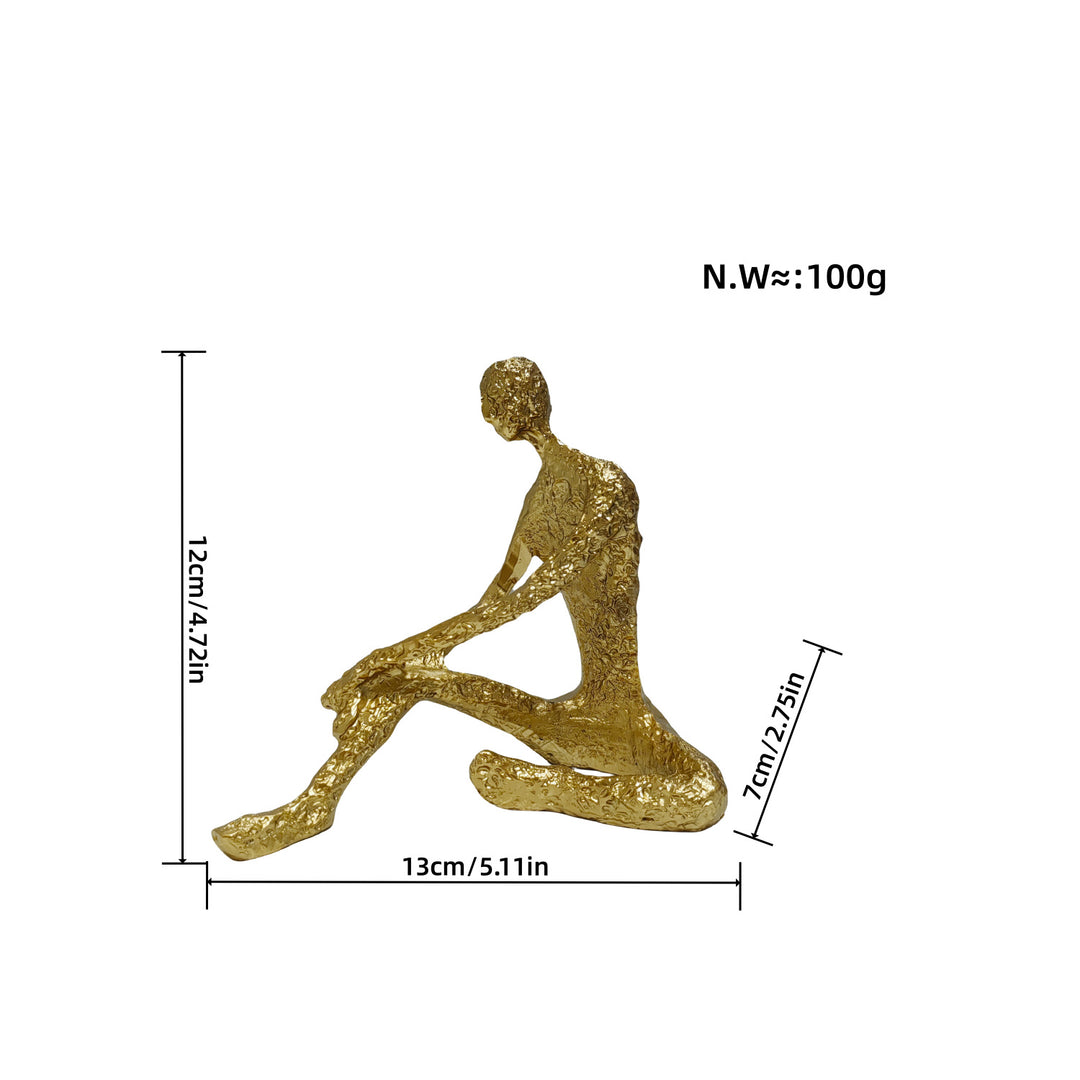 Dekorative Hirschfigur mit Glitzerdetails Karnz