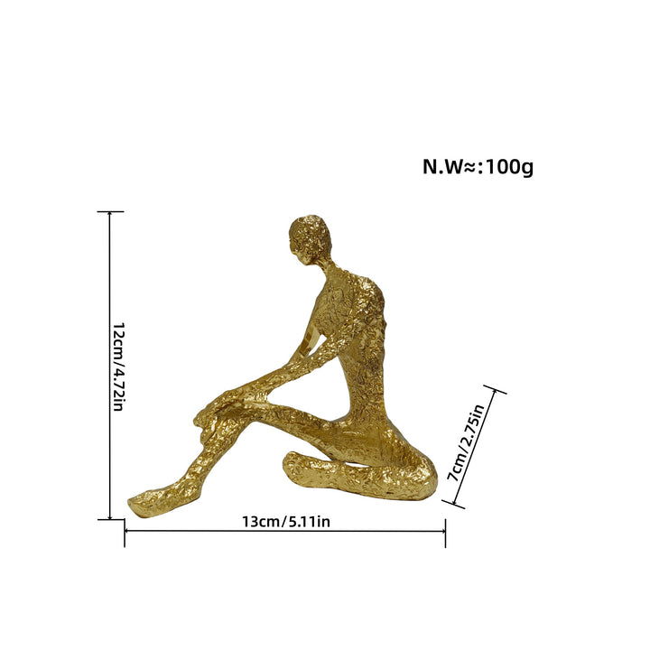 Dekorative Hirschfigur mit Glitzerdetails Karnz