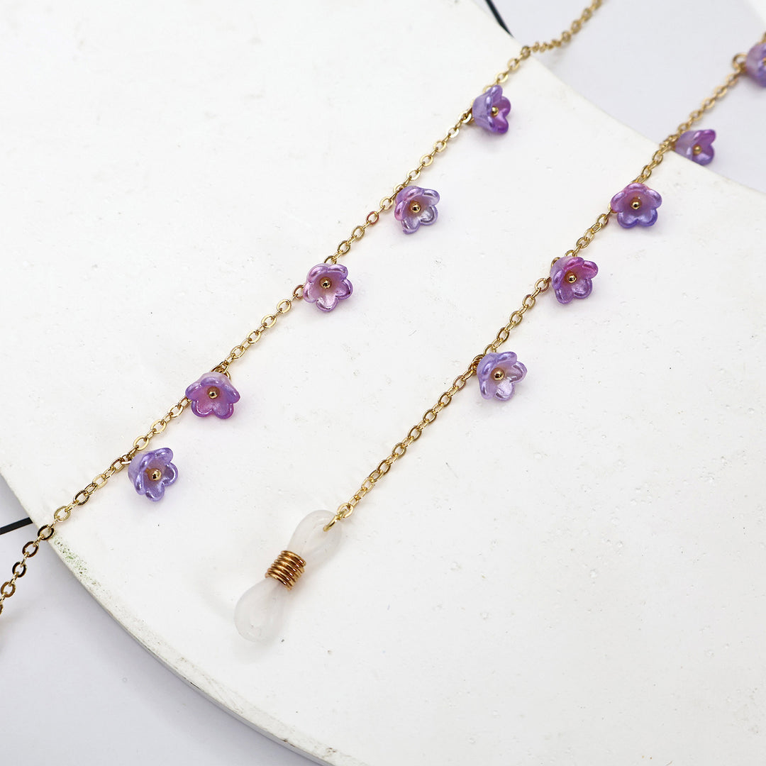 Blumenverziertes Brillenband Karnz