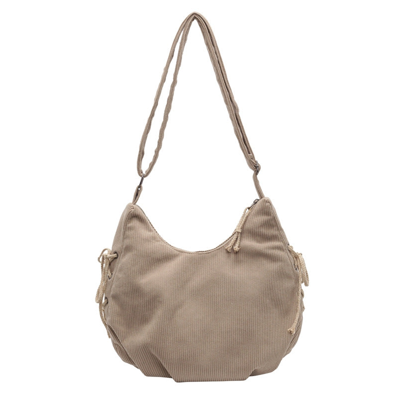 Lässig Texturierte Hobo Tasche Karnz