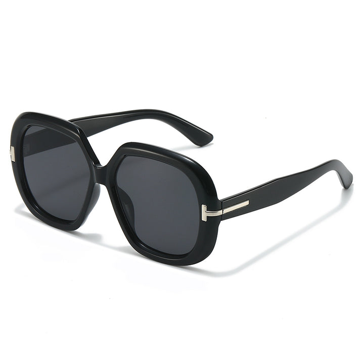 Oversized Schildpatt-Sonnenbrille Karnz