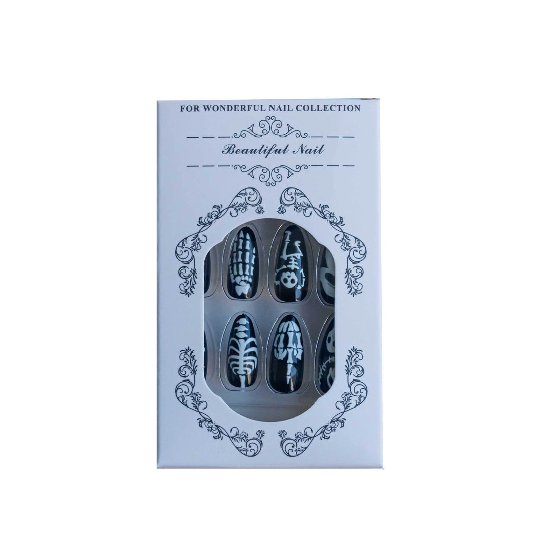 Gothic-Themen Press-On Nagelkunst Set Karnz 1790727346