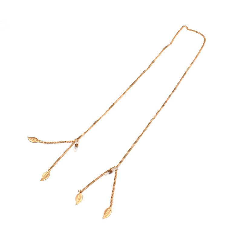 Blatt-inspirierte Brillen Kette Karnz