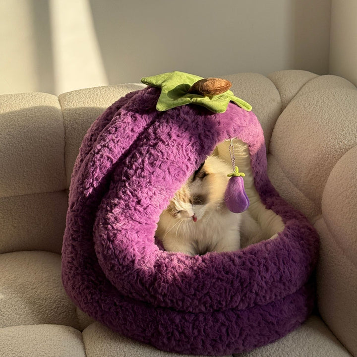 Avocado-Themen Kuschelhöhle Hundebett
