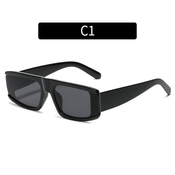 Fette Rechteckige Rahmen Sonnenbrille