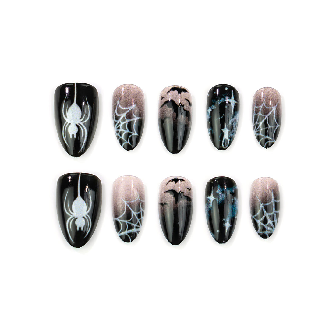 Halloween-inspiriertes Press-On Nageldesign Set