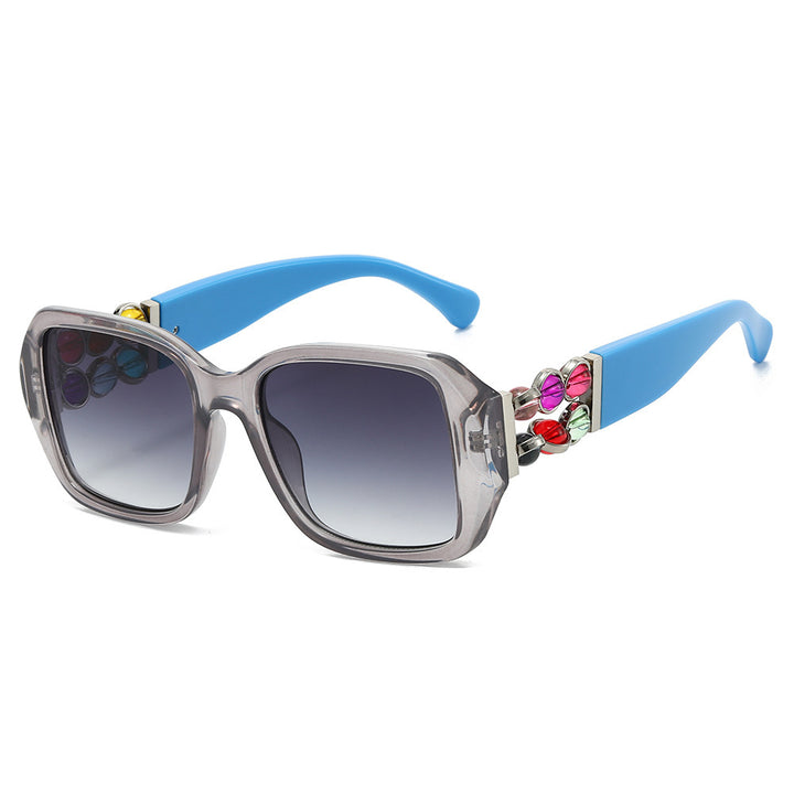 Dekorative Oversized Quadrat Sonnenbrille Karnz