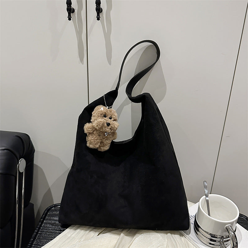 Wildleder Slouchy Hobo Bag Karnz