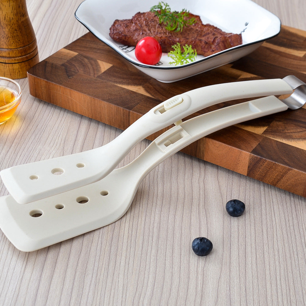 Ergonomischer Silikon-Bratwender mit Edelstahl-Akzenten Karnz