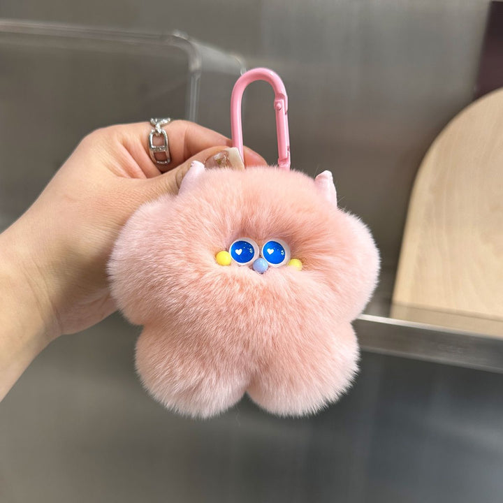 Flauschige Charakter Schlüsselanhänger Charm Karnz