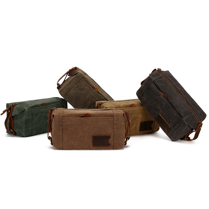 Vielseitiger Canvas-Kulturtaschen-Organizer