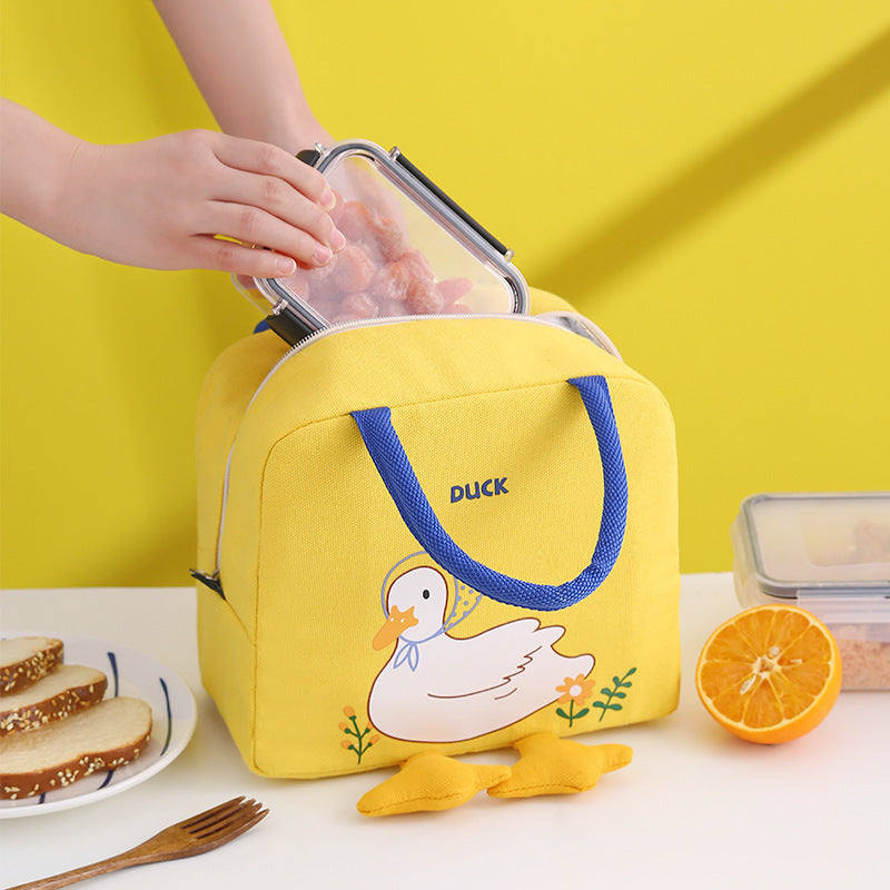 Enten-Themen Isolierte Lunchbox