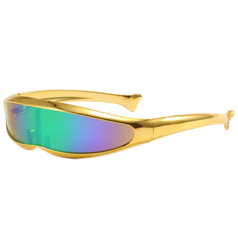 Damen Sportliche Sonnenbrille mit ergonomischem Design und verspiegelten Gläsern Karnz