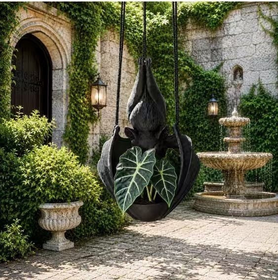 Dekorative Fledermaus Skulptur Karnz