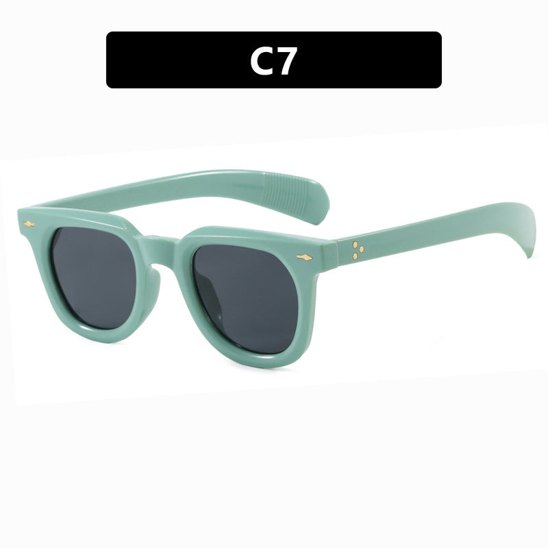 Damen modische Sonnenbrille im trendigen Design mit elegantem Rahmen Karnz