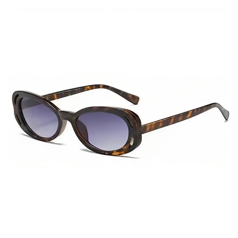 Damen Cat-Eye Sonnenbrille mit elegantem, transparentem Rahmen und UV-Schutz Karnz