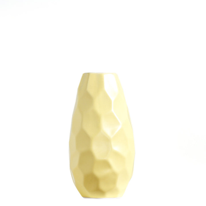 Einzigartige geometrische Keramikvase Karnz