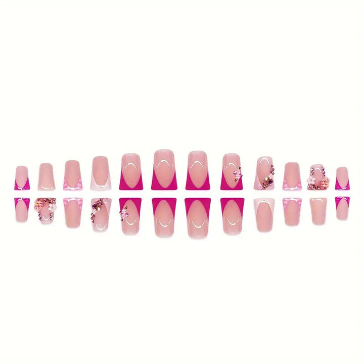 Dekorative Blumen-Gel-Nagelverstärkungen Karnz