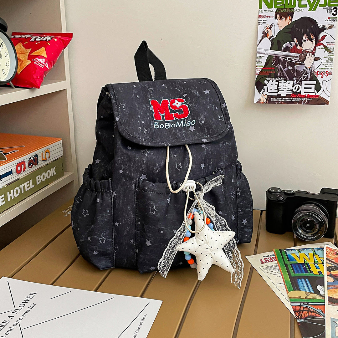 Stylische mit Sternen geschmückte Rucksack Karnz 1791205507