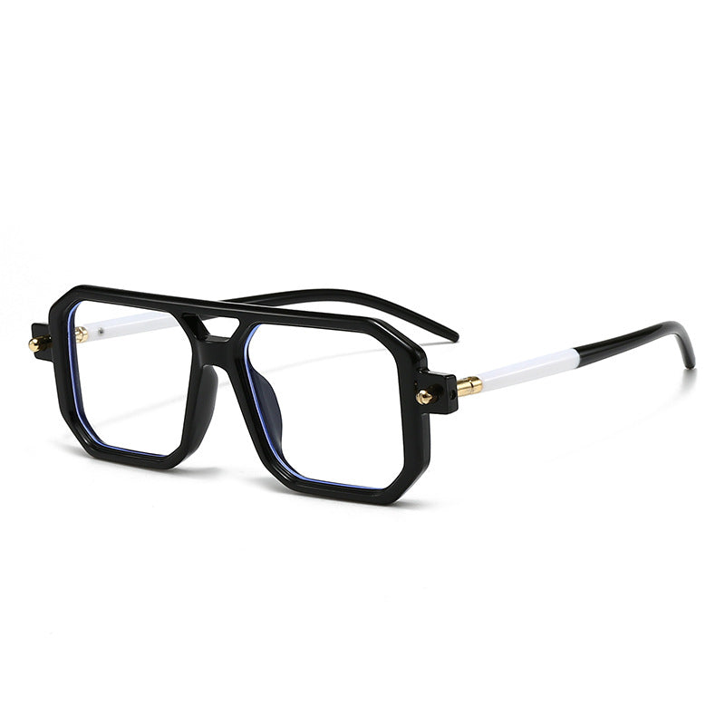 Damen oversized rechteckige Brille Karnz