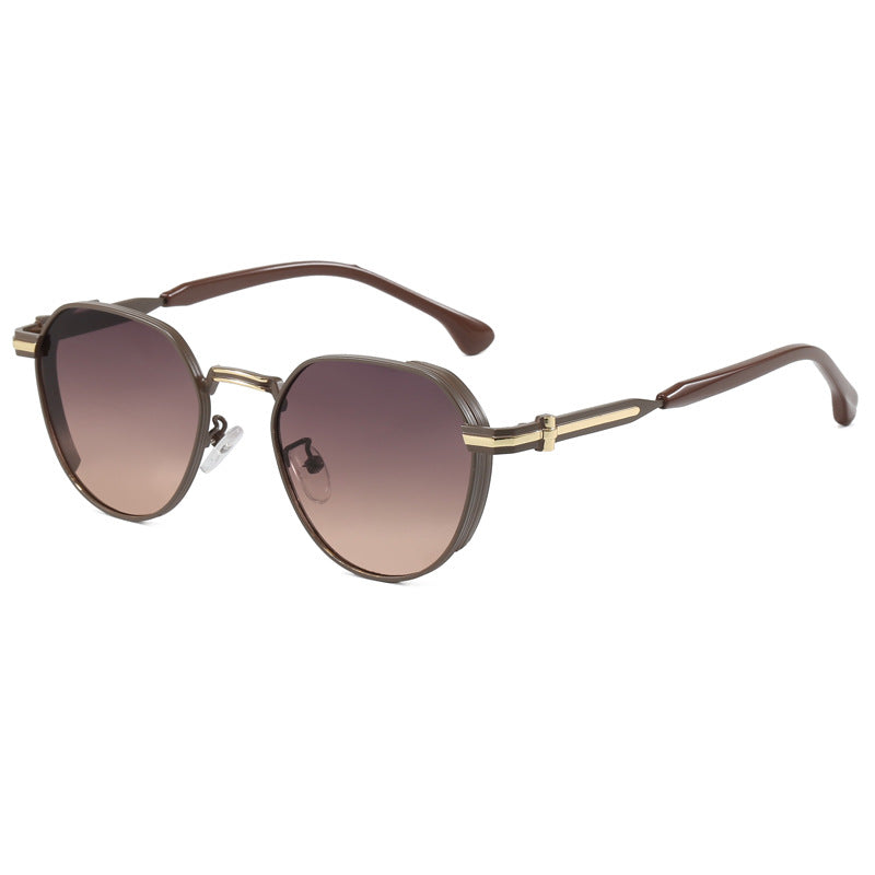Damen geometrische Sonnenbrille im modernen Design Karnz