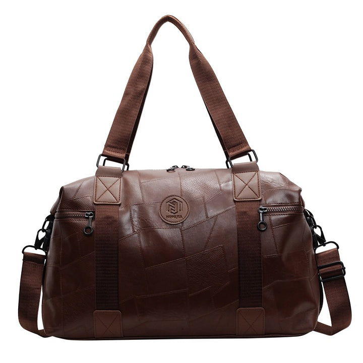 Premium Leder Sport Duffel Tasche