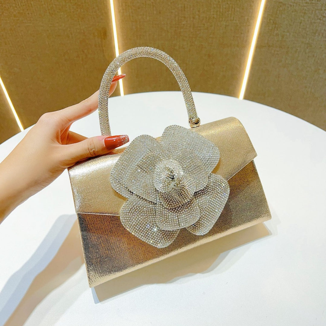 Glamouröse Floral-Beschmückte Abendhandtasche