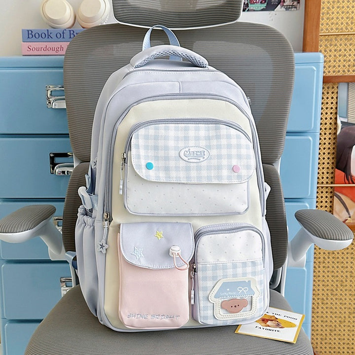 Multi-Pocket Reise-Rucksack mit süßen Charakterakzenten Karnz