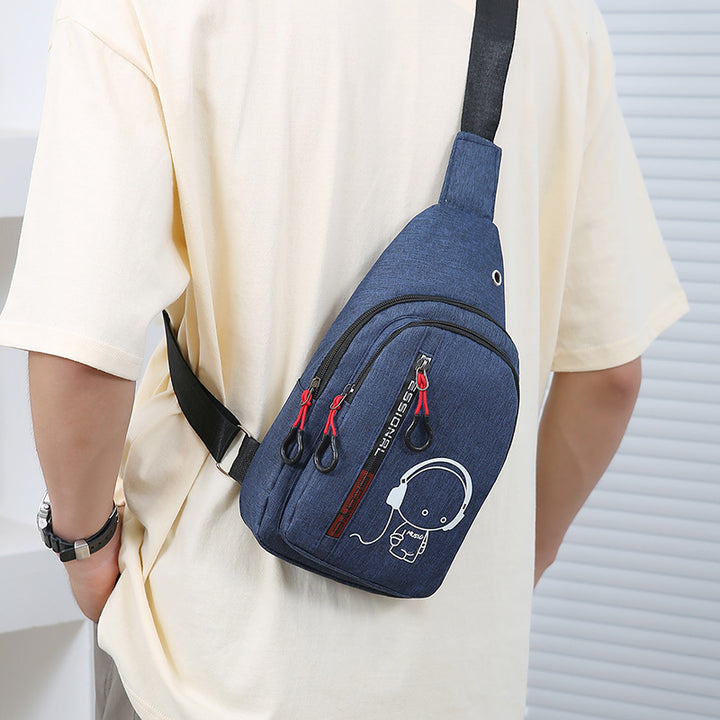 Trendy Straßenstil Sling-Rucksack Karnz
