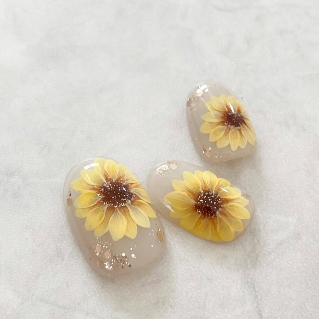 Künstlerisches Blumen Press-On Nagel Set 1790745390