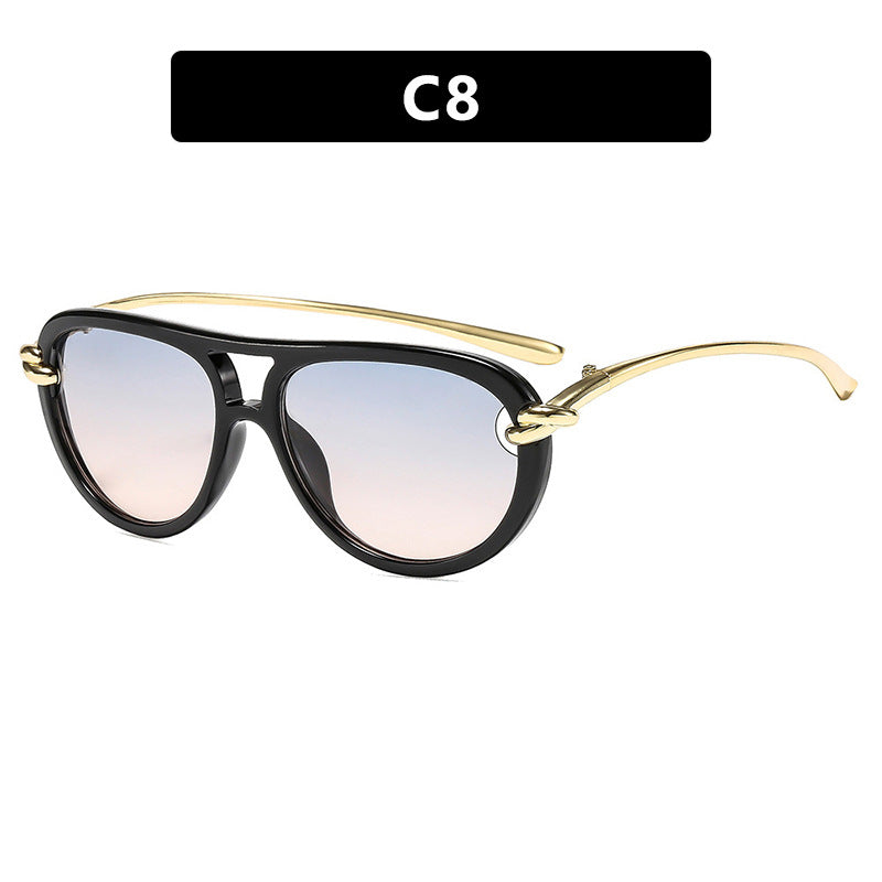 Damen Retro-Sonnenbrille mit elegantem Rahmen und polarisierten Gläsern Karnz